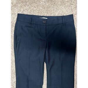 Loft Navy Dress Career Suit Pants Straight Leg Trousers size 2